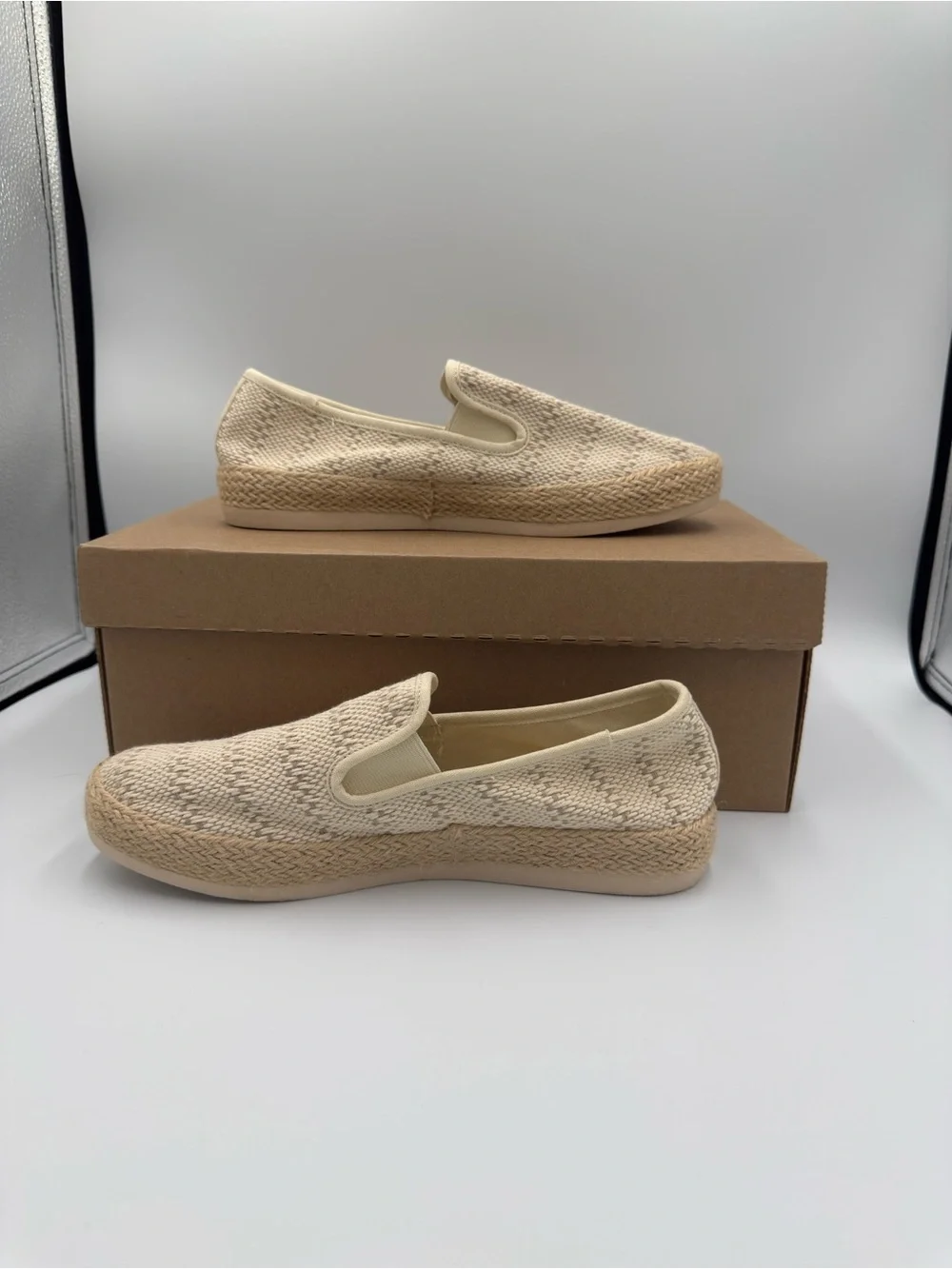 Espirit Women’s Slip-On Espadrille Sneakers in Beige Size 7.5